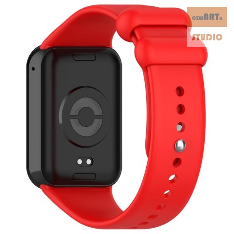 Pasek Silikonowy Mi Band 8 Pro / M8 Pro (7), RED / CZERWONY Pasek Silikonowy Mi Band 8 Pro / M8 Pro (7), RED / CZERWONY