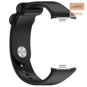 Pasek Silikonowy Mi Band 8 Pro / M8 Pro (8), BLACK / CZARNY
