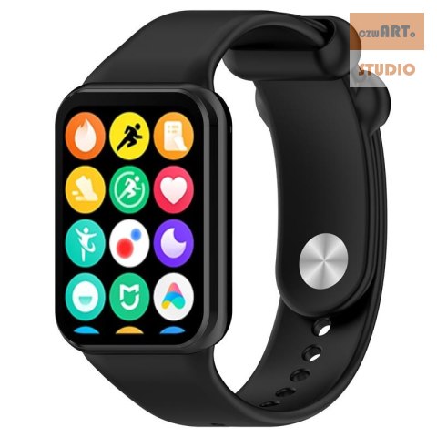 Pasek Silikonowy Mi Band 8 Pro / M8 Pro (8), BLACK / CZARNY Pasek Silikonowy Mi Band 8 Pro / M8 Pro (8), BLACK / CZARNY