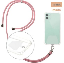 UNIWERSALNA SMYCZ NA SZYJĘ DO TELEFONU / NA RAMIĘ, PINK / RÓŻOWY