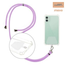 UNIWERSALNA SMYCZ NA SZYJĘ DO TELEFONU / NA RAMIĘ, PURPLE / FIOLETOWY