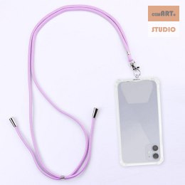 UNIWERSALNA SMYCZ NA SZYJĘ DO TELEFONU / NA RAMIĘ, PURPLE / FIOLETOWY