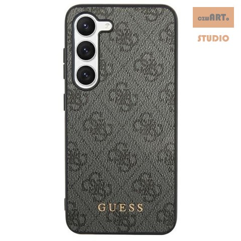 GUESS SAMSUNG S24+ GUHCS24MG4GFGR METAL GOLD LOGO BLACK