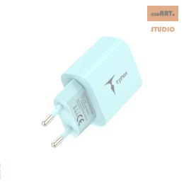 ŁAD SIEC T-PHOX MODERATE SERIES T-PP11 20W + KABEL USB-C/USB-C 60W GREEN