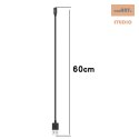 Ładowarka USB Mi Band / Smart Band 8 / 8 PRO, BLACK / CZARNY, 60cm