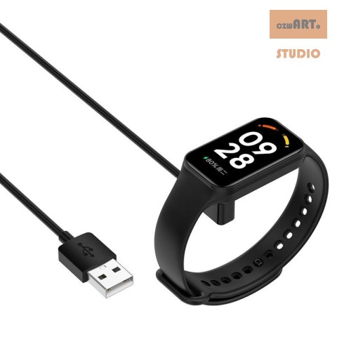 Ładowarka USB Mi Band / Smart Band 8 / 8 PRO, BLACK / CZARNY, 60cm Ładowarka USB Mi Band / Smart Band 8 / 8 PRO, BLACK / CZARNY, 60cm