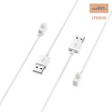 Ładowarka USB Mi Band / Smart Band 8 / 8 PRO, WHITE / BIAŁY, 60cm