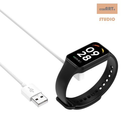 Ładowarka USB Mi Band / Smart Band 8 / 8 PRO, WHITE / BIAŁY, 60cm Ładowarka USB Mi Band / Smart Band 8 / 8 PRO, WHITE / BIAŁY, 60cm