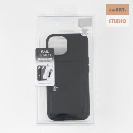 Mercury Rail 2 Card Case Iphone 15 Plus BLACK / CZARNY