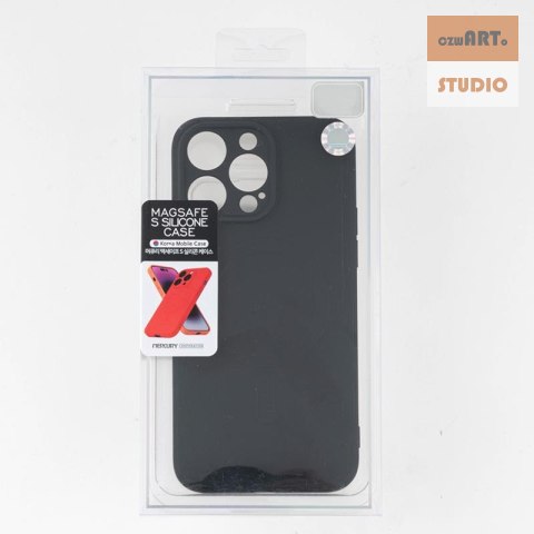 Mercury Semi-Silicon Magsafe Iphone 15 Pro , BLACK / CZARNY Mercury Semi-Silicon Magsafe Iphone 15 Pro , BLACK / CZARNY