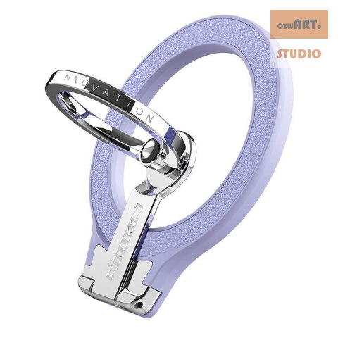 NILLKIN SNAPGRIP MAGNETIC RING HOLDER (MagSafe), PURPLE/FIOLETOWY NILLKIN SNAPGRIP MAGNETIC RING HOLDER (MagSafe), PURPLE/FIOLETOWY