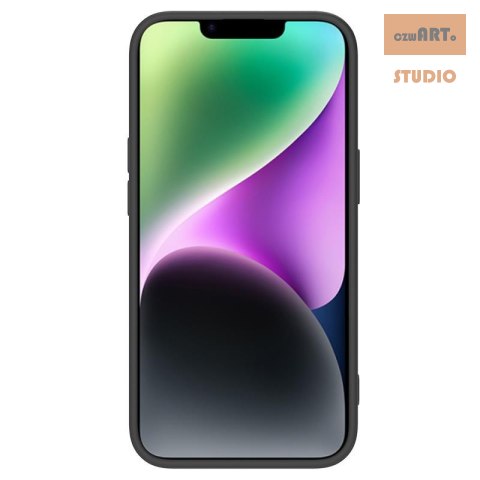 Nillkin Camshield Silky Magnetic Silicon Iphone 15 Plus , BLACK / CZARNY Nillkin Camshield Silky Magnetic Silicon Iphone 15 Plus , BLACK / CZARNY