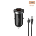 XO ŁAD SAM. CC56 PD 30W QC+PD Czarna + KABEL USB-C