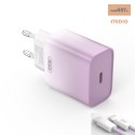 XO ŁAD SIEC CE18 PD 30W USB-C FIOLETOWO-BIAŁA + KABEL LIGHTNING