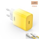 XO ŁAD SIEC CE18 PD 30W USB-C ŻÓŁTO-BIAŁA + KABEL LIGHTNING