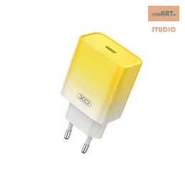 XO ŁAD SIEC CE18 PD 30W USB-C ŻÓŁTO-BIAŁA