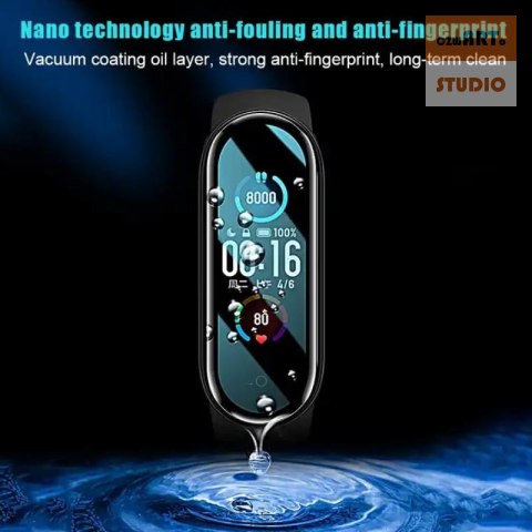 Szkło hartowane 3D do Mi Band 7 / M7 Szkło hartowane 3D do Mi Band 7 / M7