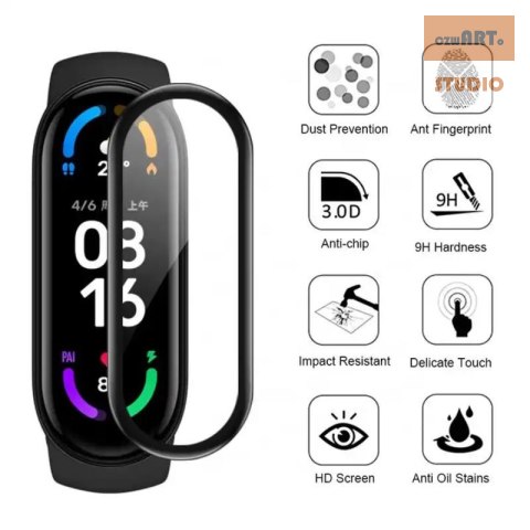 Szkło hartowane 3D do Mi Band 8 Pro / M8 Pro Szkło hartowane 3D do Mi Band 8 Pro / M8 Pro