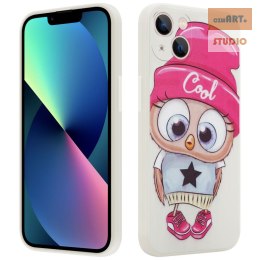 MX OWL COOL IPHONE 13 MINI BEIGE / BEŻOWY