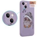 MX OWL SLEEPY IPHONE 11 PRO MAX PURPLE / FIOLETOWY