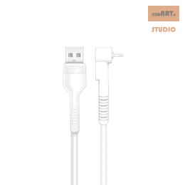 NB100 XO Kabel USB/8-pin biały 2,1A 1m