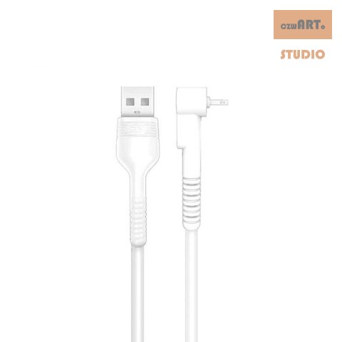 NB100 XO Kabel USB/8-pin biały 2,1A 1m