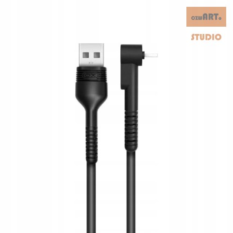 NB100 XO Kabel USB/8-pin czarny 2,1A 1m