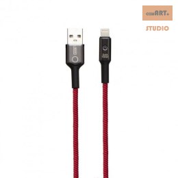 NB102 XO Kabel USB/8-pin 2,4A 1m czerwony