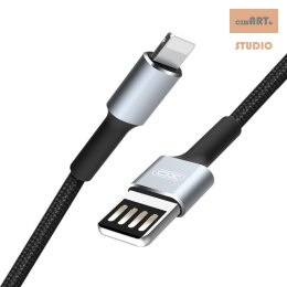 NB116 XO Kabel USB/8-pin czarny 1m 2,4A