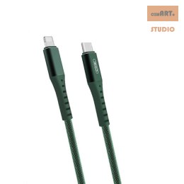 NB123 XO kabel 8-pin/typ-C PD 1m 18W zielony