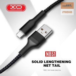 NB51 XO Kabel Typ-C czarny 1m 2,1A