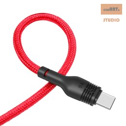 NB55 XO kabel micro czerwony 1m 5A