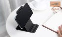 NILLKIN MAGNETIC STAND SnapBase LEATHER BLACK / CZARNY SKÓRZANY