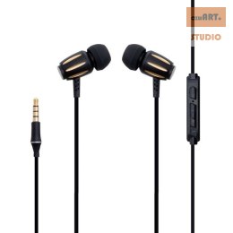 S29 XO Słuchawki złote jack 3,5mm przewodowe