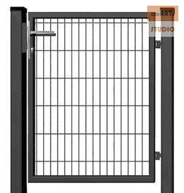 Furtka SX 656 - 1,00 x 1,20 m - antracyt , zielona