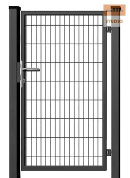 Furtka SX 656 - 1,00 x 1,70 m - antracyt , zielona