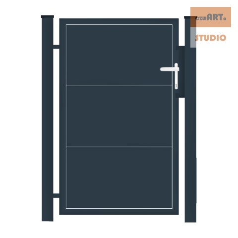 Furtka typ WALL SOLID - 1,00 x 1,75 m