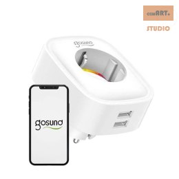 INTELIGENTNE GNIAZDKO WIFI GOSUND SP112 2xUSB WHITE