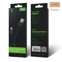 KABEL T-PHOX NETS LIGHTNING BLACK 2.4A ; PVC ; 2M