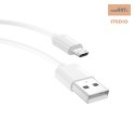 KABEL T-PHOX NETS MICRO USB WHITE 2.4A ; PVC ; 1,2M