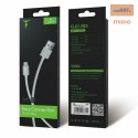 KABEL T-PHOX NETS MICRO USB WHITE 2.4A ; PVC ; 2M