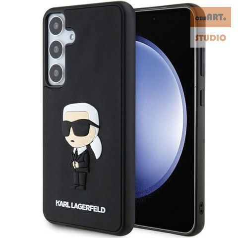 KARL LAGERFELD SAM S24+ RUBBER IKONIK KLHCS24M3DRKINK BLACK