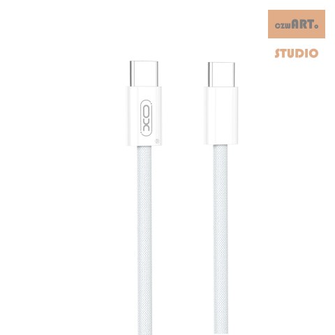 XO KABEL NB-Q260A PD USB-C/USB-C 60W BIAŁY 1m