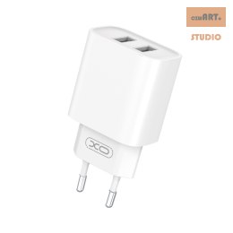 XO ŁAD SIEC CE02C 2xUSB 2,1A BIAŁA + KABEL LIGHTNING