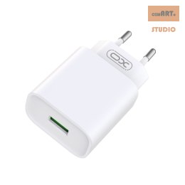 XO ŁAD SIEC CE02D QC 3.0 18W 1xUSB BIAŁA + KABEL LIGHTNING