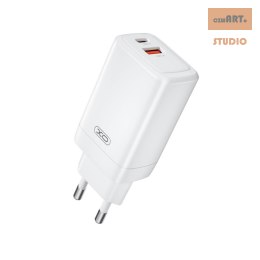 XO ŁAD SIEC CE17 GAN 65W 1xUSB-C 1xUSB BIAŁA