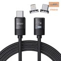 TECH-PROTECT KABEL MAGNATIC ULTRABOOST 27W 3A USB-C/USB-C-LIGHTNING 2M BLACK