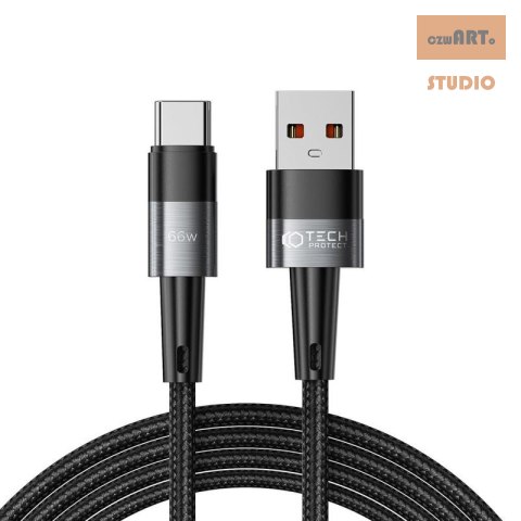 TECH-PROTECT KABEL ULTRABOOST 66W 6A USB/USB-C 2M GREY