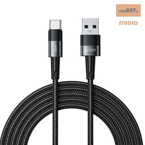 TECH-PROTECT KABEL ULTRABOOST 66W 6A USB/USB-C 3M GREY