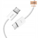 TECH-PROTECT KABEL ULTRABOOST CLASSIC 60W 3A USB-C/USB-C 1M WHITE